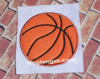 HL Applique Basketball embroidery file HL1040 sports patch