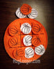 HL ITH Basketball Tic Tac Toe HL1049 embroidery file sports ball