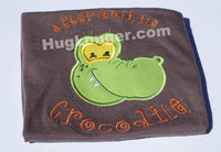 HL Applique Crocodile embroidery file HL1068 swamp alligator zoo