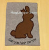 HL Applique Chocolate Bunny embroidery file HL2004 Easter Spring