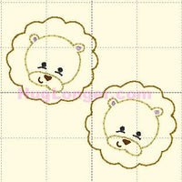 HK ITH Lion Felties HL2025 embroidery file