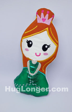 ITH Red Headed Princess Doll HL2015 embroidery file