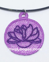 HL FSL Lotus Jewelry Set HL2047 embroidery file