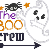 HL Applique Boo Crew HL2068 Embroidery file Halloween