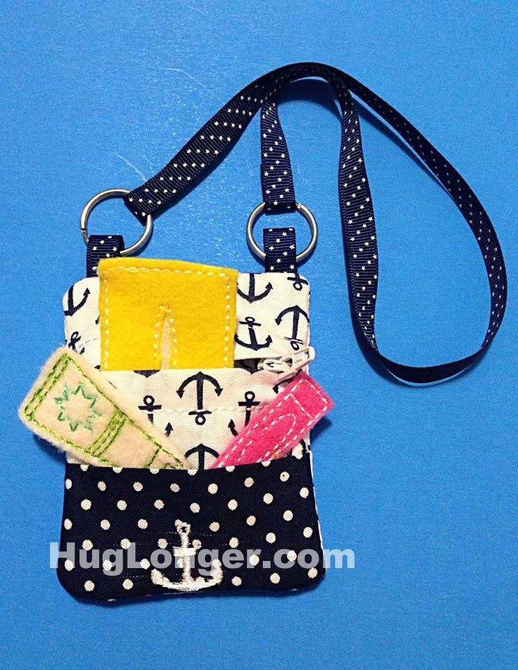 ITH 18 inch Doll Zip Purse HL2062 embroidery file messenger bag  and accessories