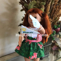 ITH 18 inch doll Sports Fan Hand and Banner HL2063 embroidery files
