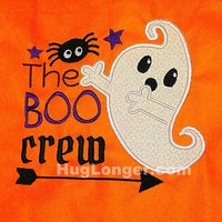 HL Applique Boo Crew HL2068 Embroidery file Halloween