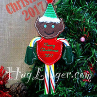 HL ITH Candy Cane Elf HL2096 embroidery file
