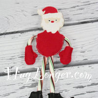 HL ITH Candy Cane Santa HL2097 embroidery file