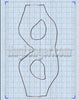 In The Hoop Ninja Mask HL 5x7 hoop digital file for Machine Embroidery