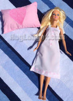 HL In the Hoop Fashion Doll Sleepover Set: Sleeping bag, pillow and nighty digital design files for embroidery machines
