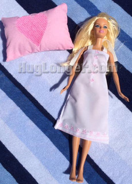 HL In the Hoop Fashion Doll Sleepover Set: Sleeping bag, pillow and nighty digital design files for embroidery machines