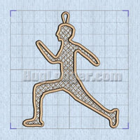 Free Standing Lace In The Hoop Runner Ornament digital files for your embroidery machine