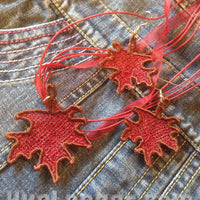 Free Standing Lace Leaf Jewelry