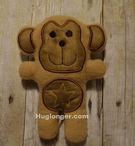 HL ITH Monkey Stuffie embroidery file