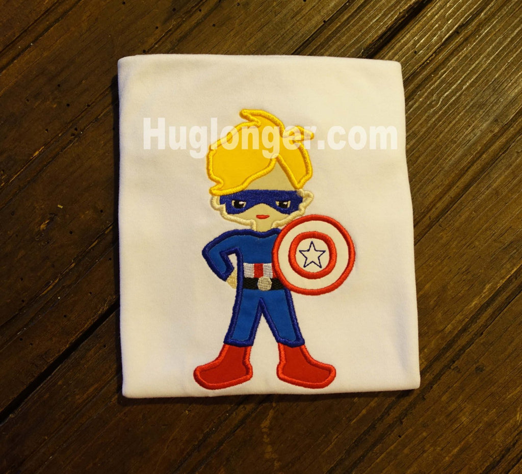 HL Applique American Hero embroidery file