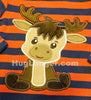 HL Applique Baby Moose embroidery file