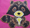 HL Applique Baby Raccoon embroidery file