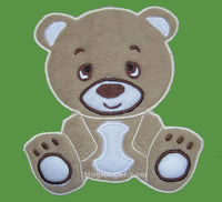 HL Applique Baby Bear embroidery file