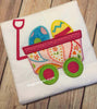 HL Applique Easter Wagon HL embroidery file boy girl design