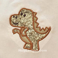 HL Applique Baby Dinosaur embroidery file HL1010
