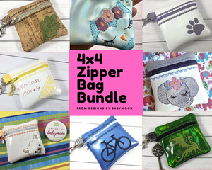 DBB 4x4 Zipper Pouch Bundle - 8 different designs!