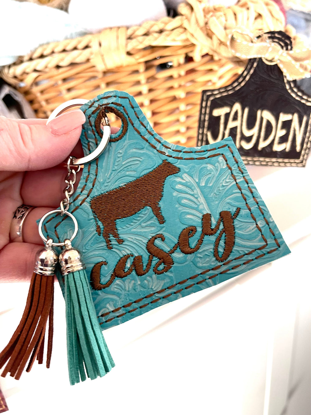 DBB Cow Tags - Personalizable Tags Set of TWO Designs