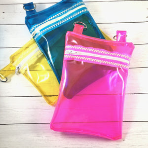 DBB Clear Jelly Bag Zipper Pouch 5x7 and 6x10