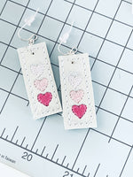 DBB Ombre Heart Earrings embroidery design