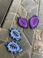 DBB Stylish Leaves FSL Earrings - In the Hoop Freestanding Lace Earrings