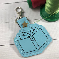 DBB Book snap tab embroidery design