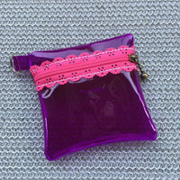 DBB Lace Zipper BLANK Pouch 4x4