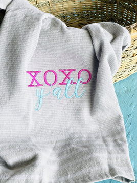 DBB XOXO Yall Embroidery Design