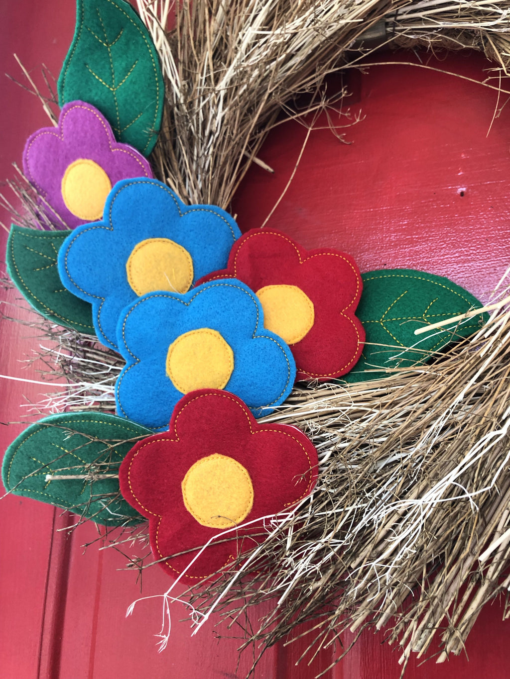 DBB Fiesta Flowers and Leaves Felties for Wreaths or Banners