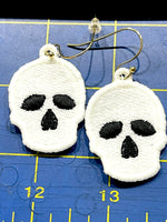 DBB Skull FSL Earrings - In the Hoop Freestanding Lace Earrings