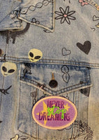 DBB Never Stop Dreaming Patch embroidery design