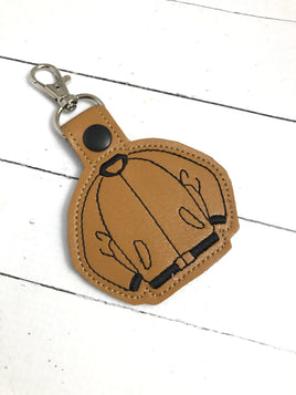 DBB Bomber or Varsity Jacket  Backpack/Keyfob tag embroidery design