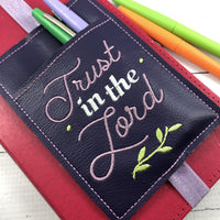 DBB Trust in the Lord Pen Pocket In The Hoop (ITH) Embroidery Design