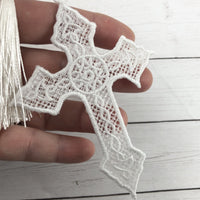 DBB Celtic Cross Freestanding Lace Bookmark for 4x4 hoops