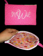 NNK In The Hoop Quilted Zippered Cosmetic Bag