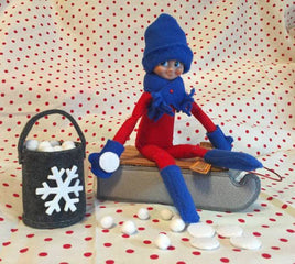 NNK Sledding Outfit ITH Elf Costume