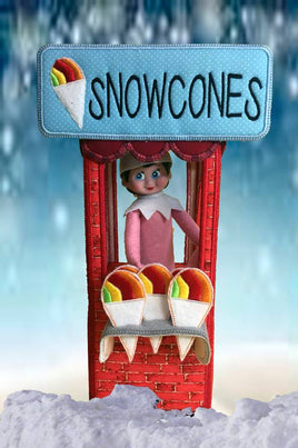 NNK ITH Snow cone Stand Elf