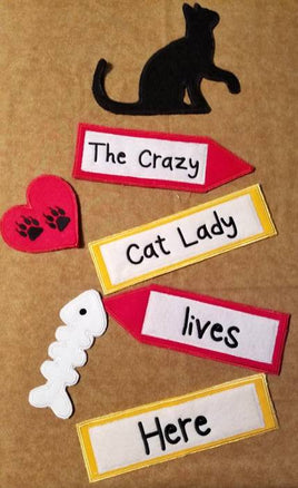 NNK ITH Crazy Cat Lady Yard Signs