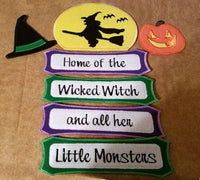 NNK ITH Halloween Wicked Witch Yard Signs