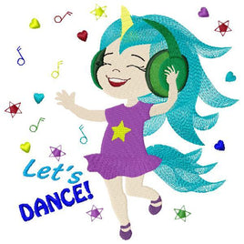 DED Let's Dance - Unicorn Girl Having Fun