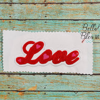 BBE - Valentines Love word applique
