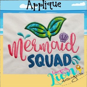 BBE Mermaid Squad Applique