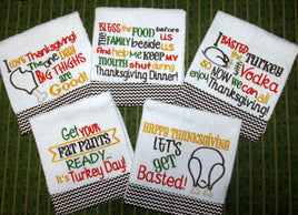 NNK Thanksgiving Funny Kitchen Towels
