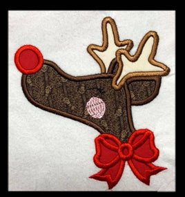 NNK Applique Reindeer with Bow