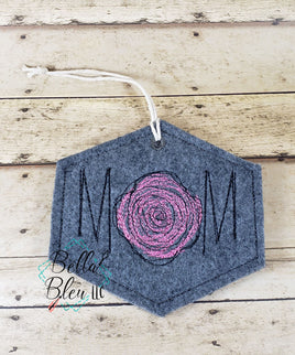 BBE ITH Scribble Mom Christmas Ornament